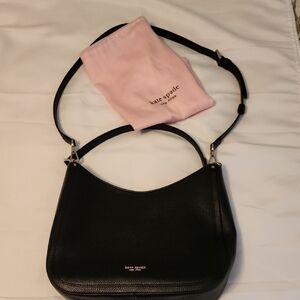 Kate Spade Black Shoulder Bag with Pink Dust Bag